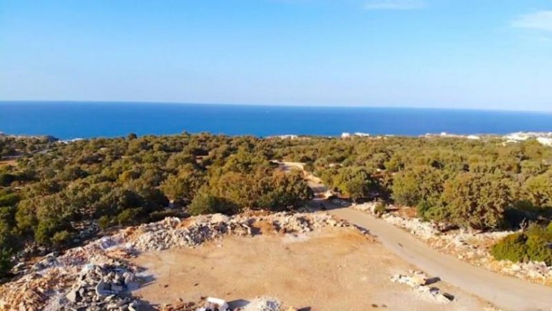 Prines Kreta, Prines: Grundstück mit herrlichem Meerblick in Prines Grundstück kaufen